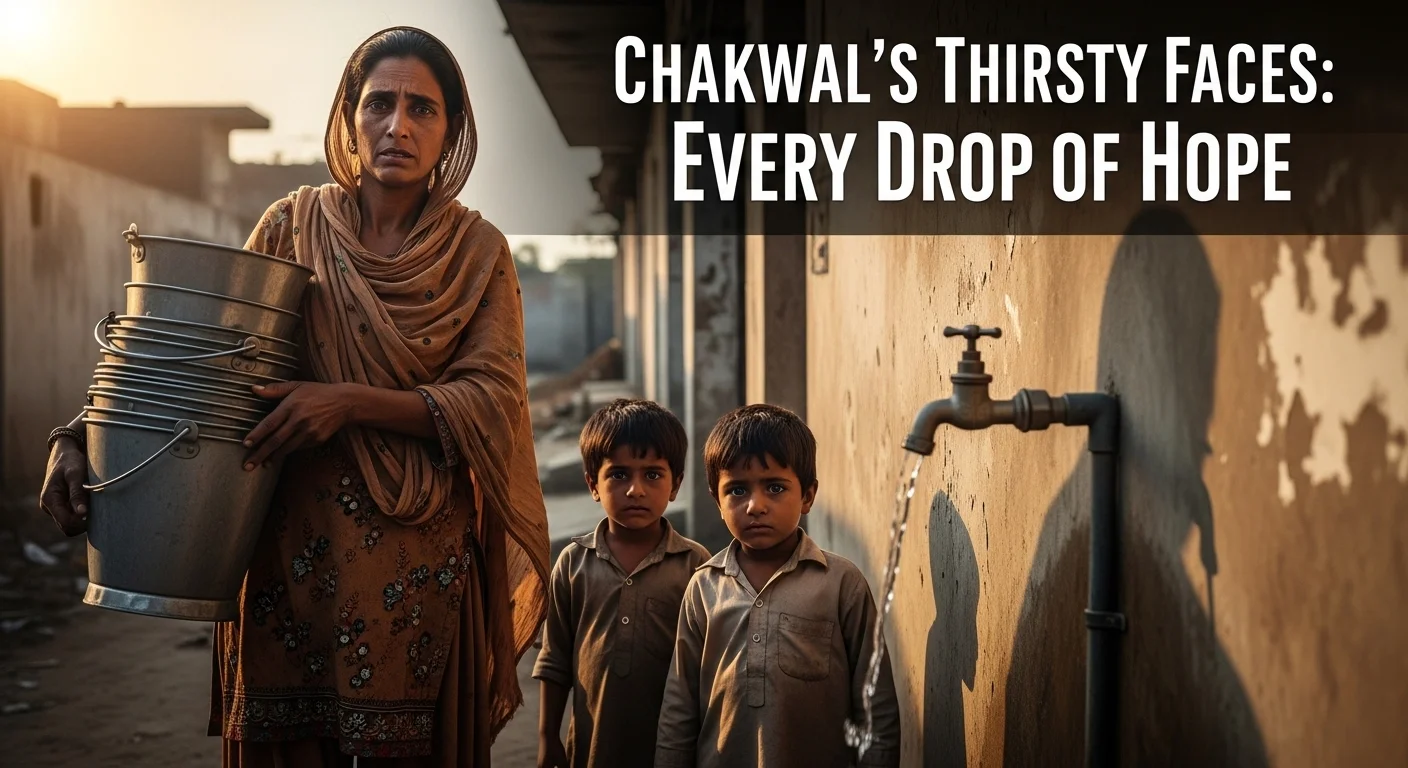 "Thirst in Chakwal: Every Drop Matters"