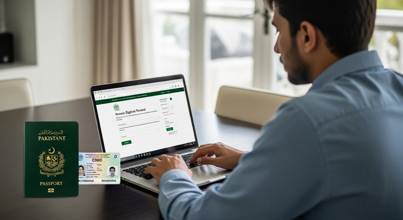 Online Passport Renewal Pakistan 2026 – Step by Step Guide for DGIP passport renewal from home