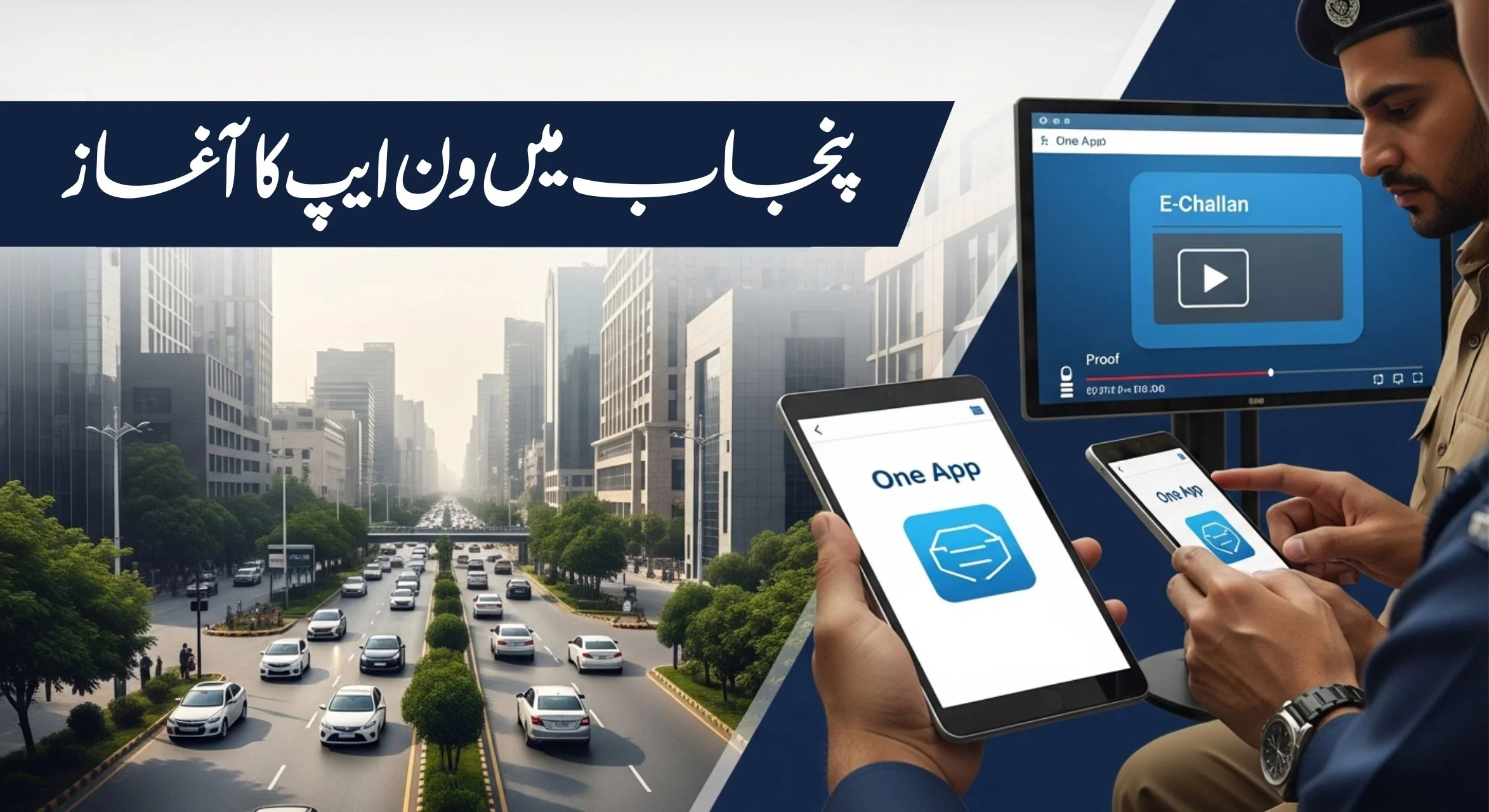 Punjab One App Digital Traffic Challan